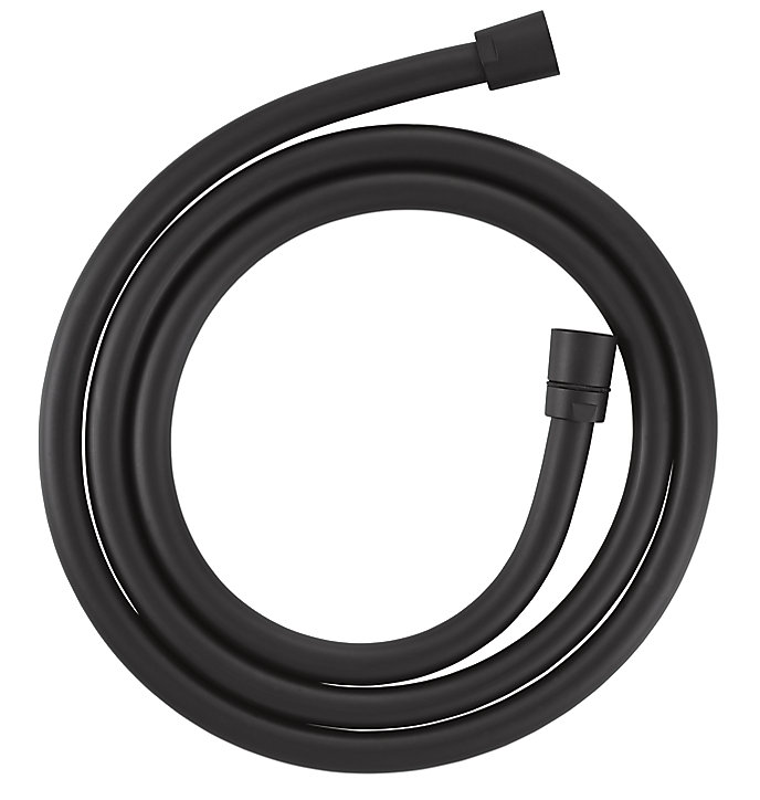 Flexible de douche noir PVC GoodHome 1,75 m