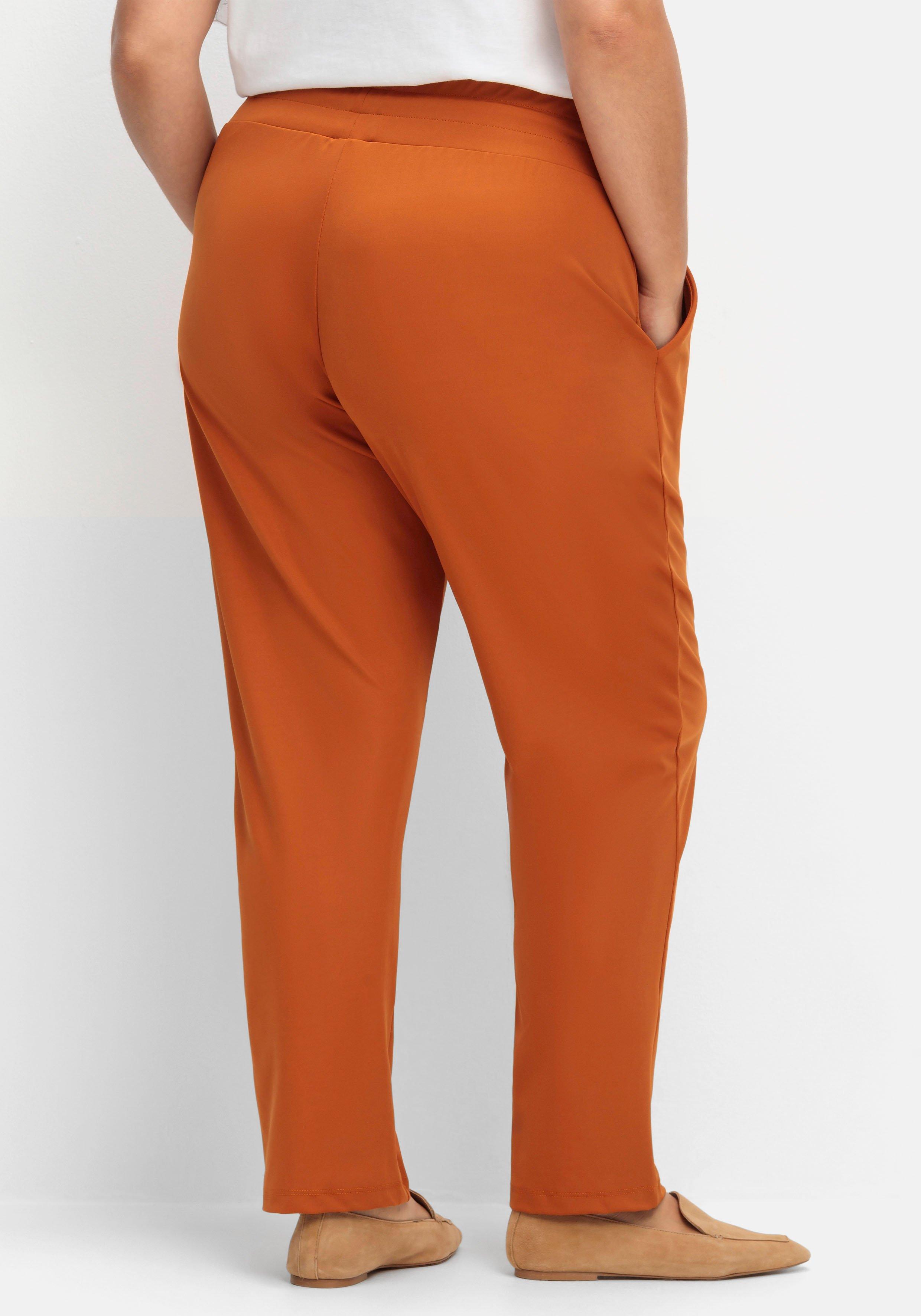 Joggpants mit Rundum-Dehnbund und Bindeband