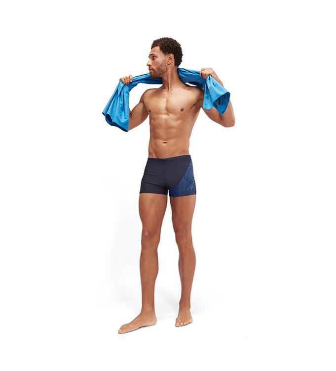 Speedo men ECO Medley Logo Aqua Zwemboxer