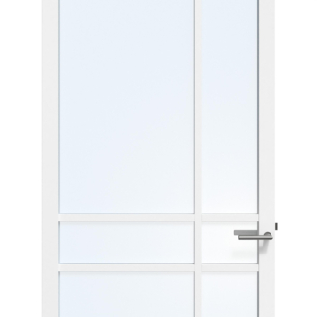 Arne & Bodil binnendeur ABE105 blank glas - wit afgelakt