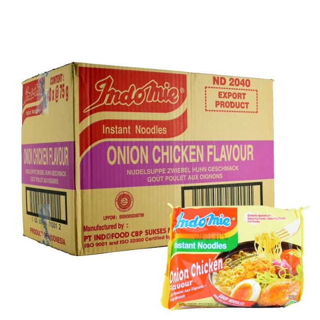 Indomie Instant Noedels Uien Kip Smaak 40x70g