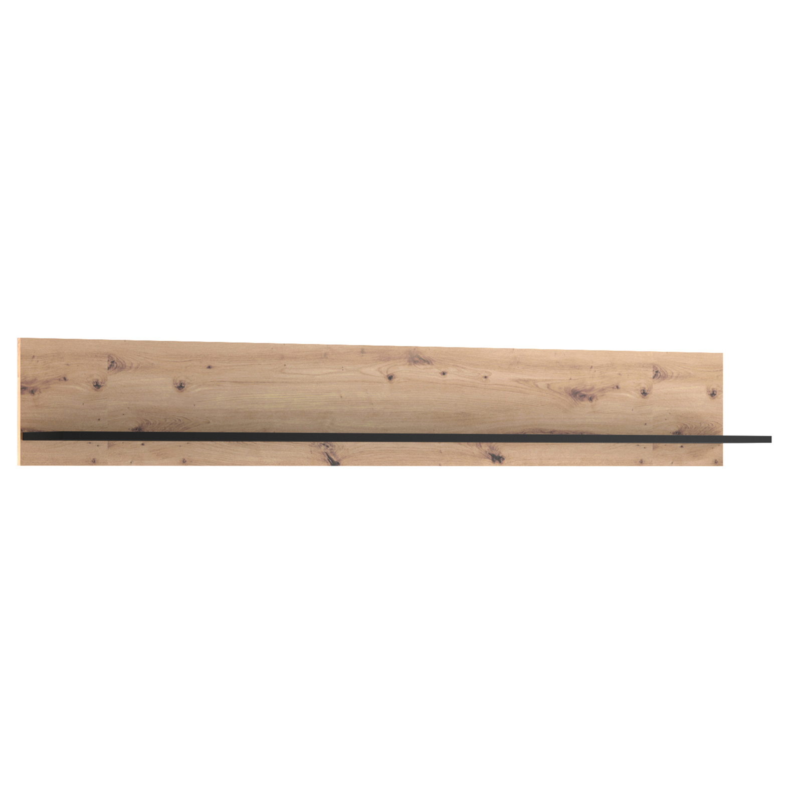 Wandboard SOLEA - Artisan Eiche-schwarz - 168 cm breit