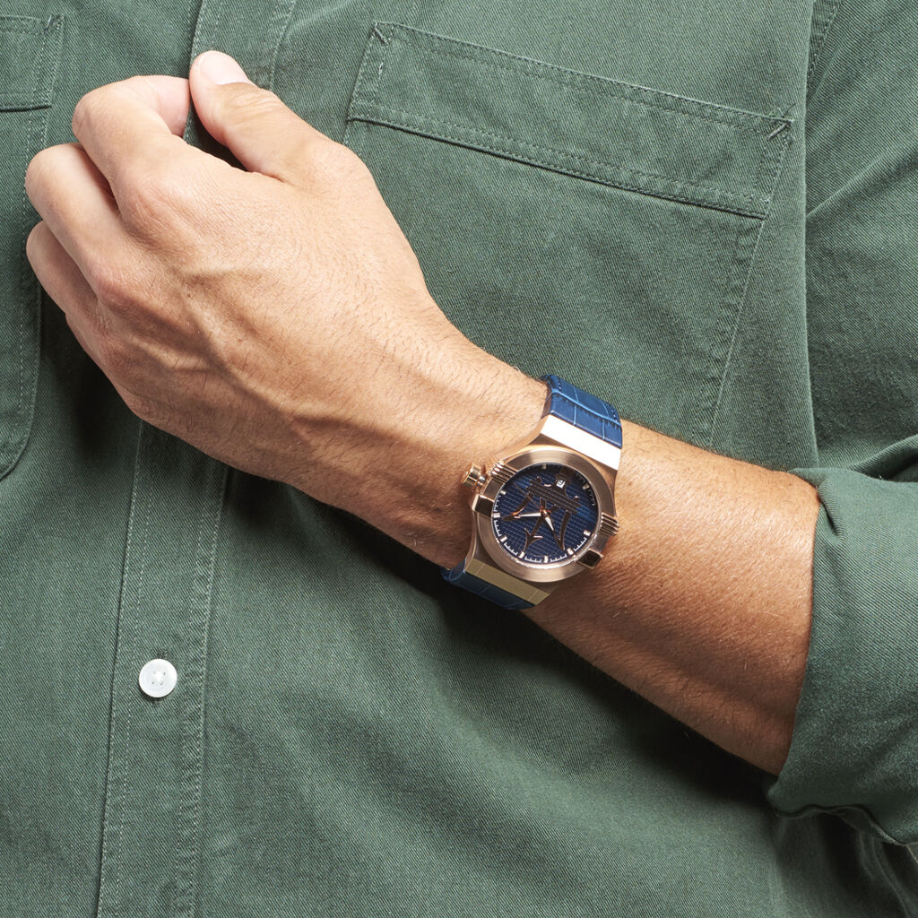 Montre Maserati Potenza Bleu