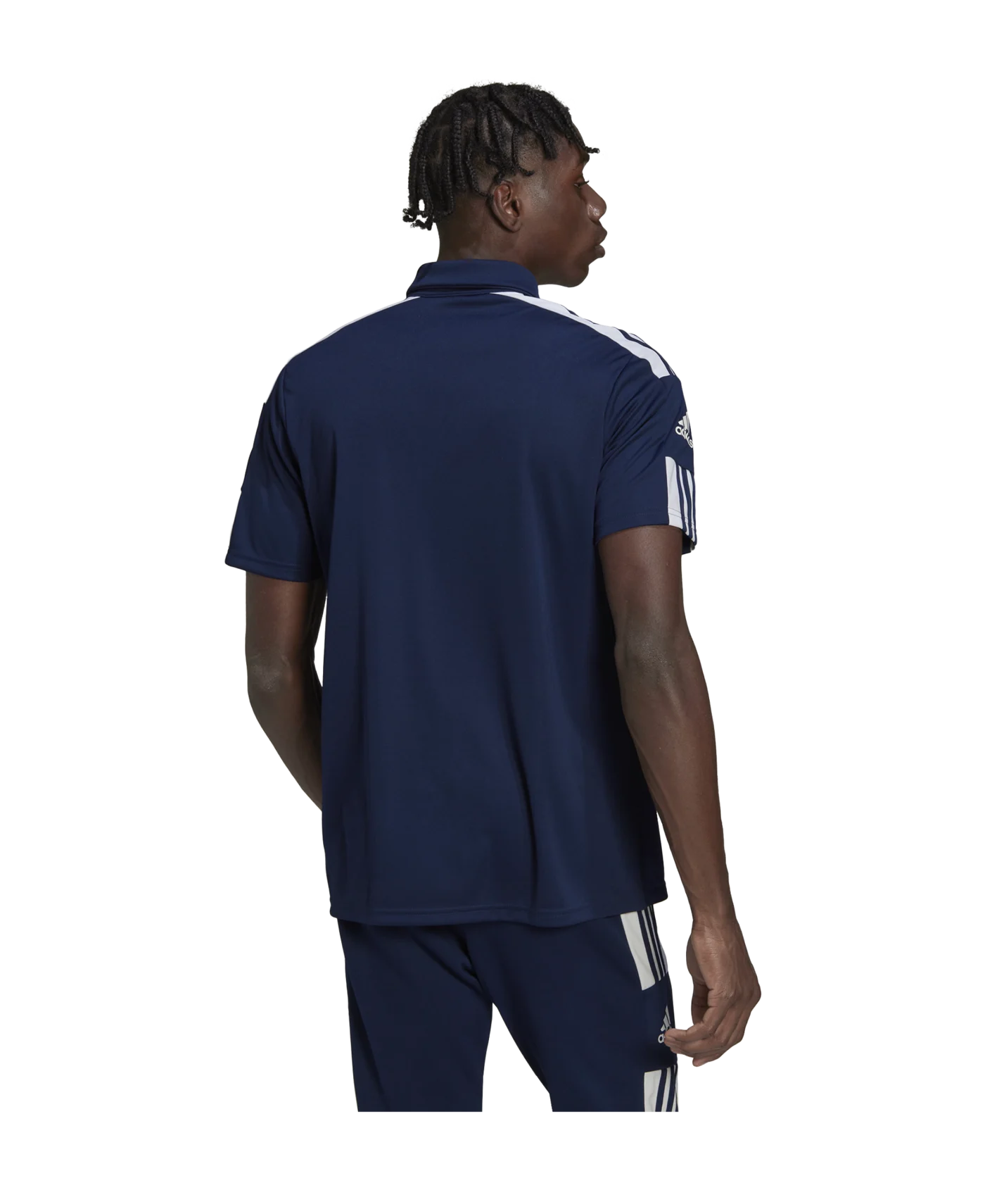 adidas Squadra 21 Poloshirt Blau Weiss
