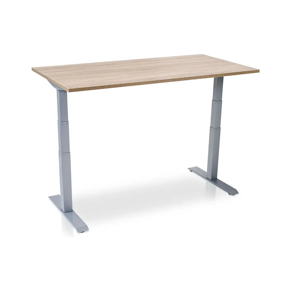 MRC PRO elektrisch ARBO zit-sta bureau - 140x80 cm - midden eiken