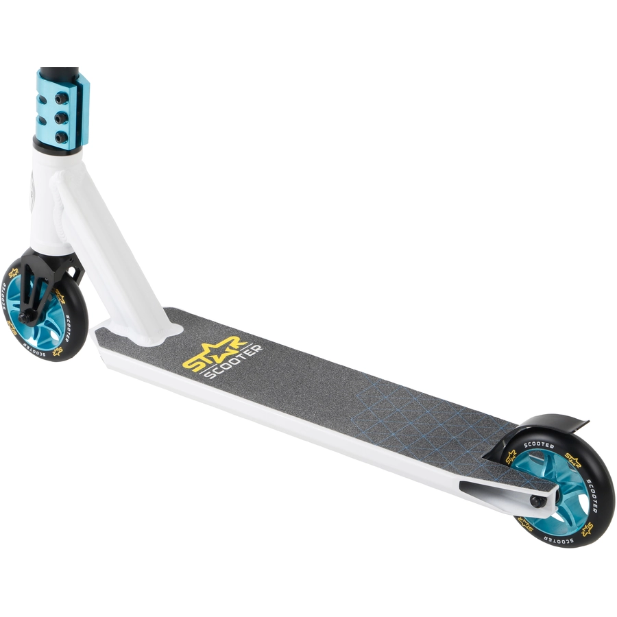 Star Scooter Roller Stunt Trick 110mm Semi Prof weiß