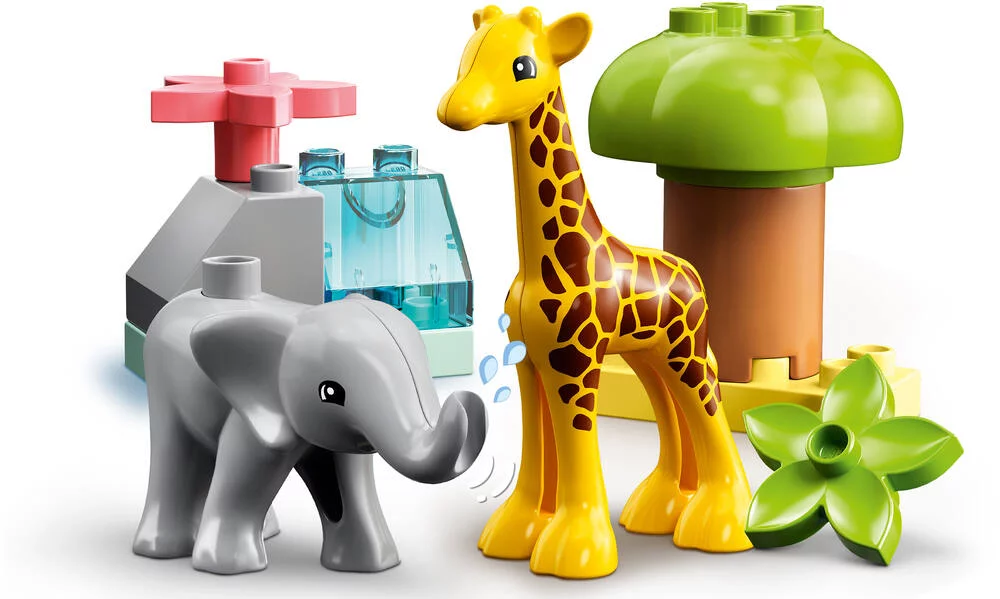 LEGO®DUPLO®MA VILLE 10971 - ANIMAUX SAUVAGES D’AFRIQUE