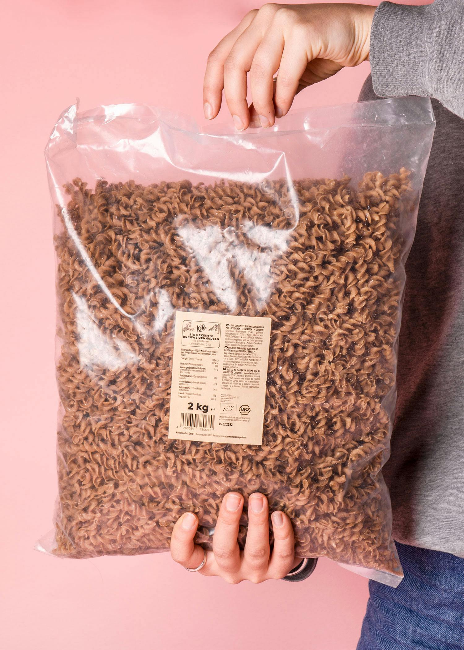 Gekeimte Bio Buchweizennudeln 2 kg