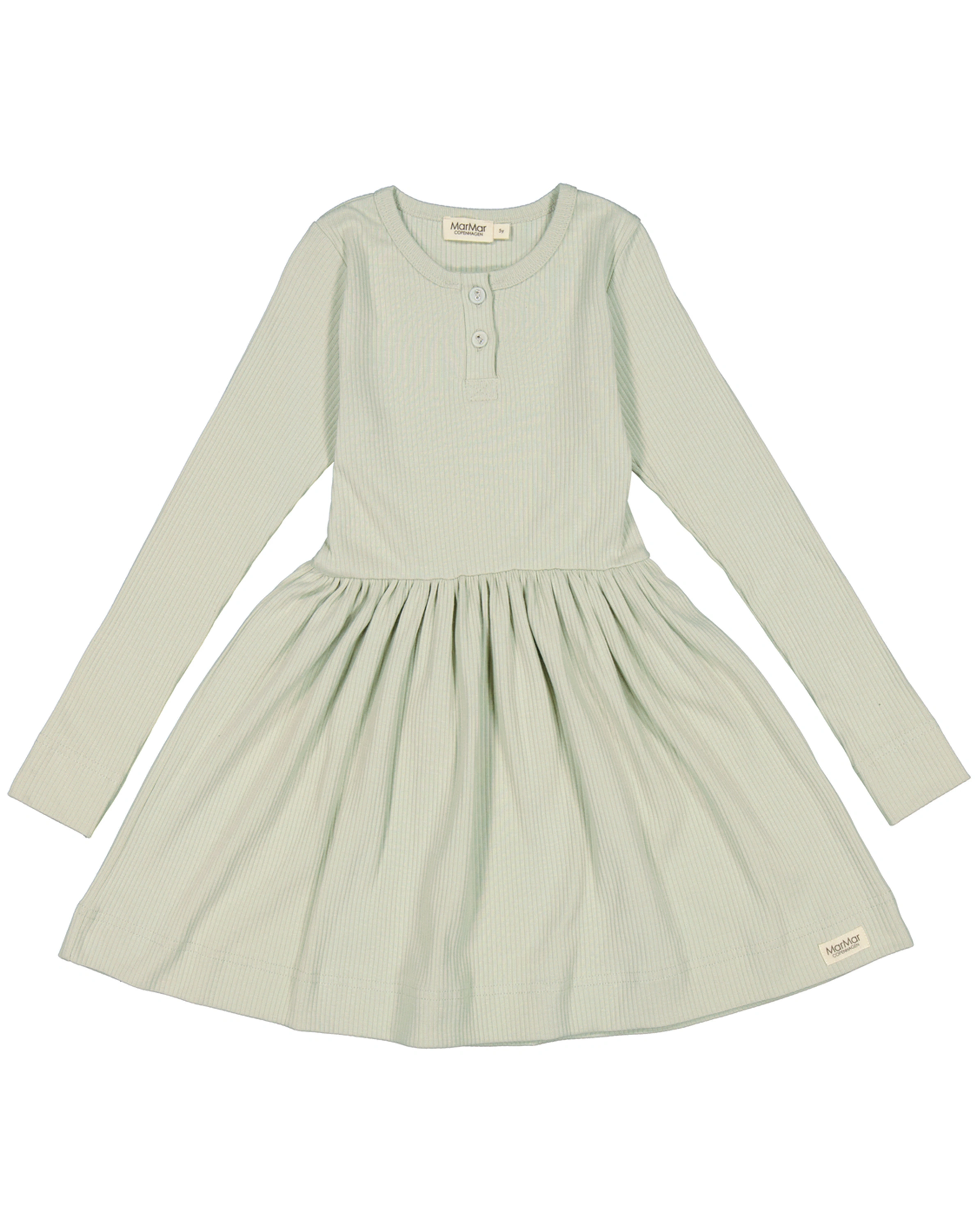 Langarmkleid DIRA in white sage