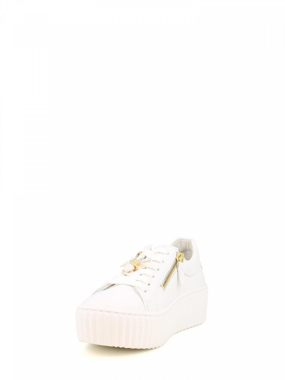 Gabor Beetle Platform Leather Sneaker