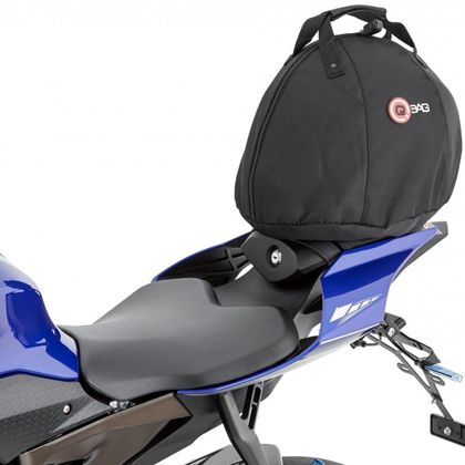 Sacoche de selle Q Bag bag 01 (15 litres) pour casque Universel - Noir
