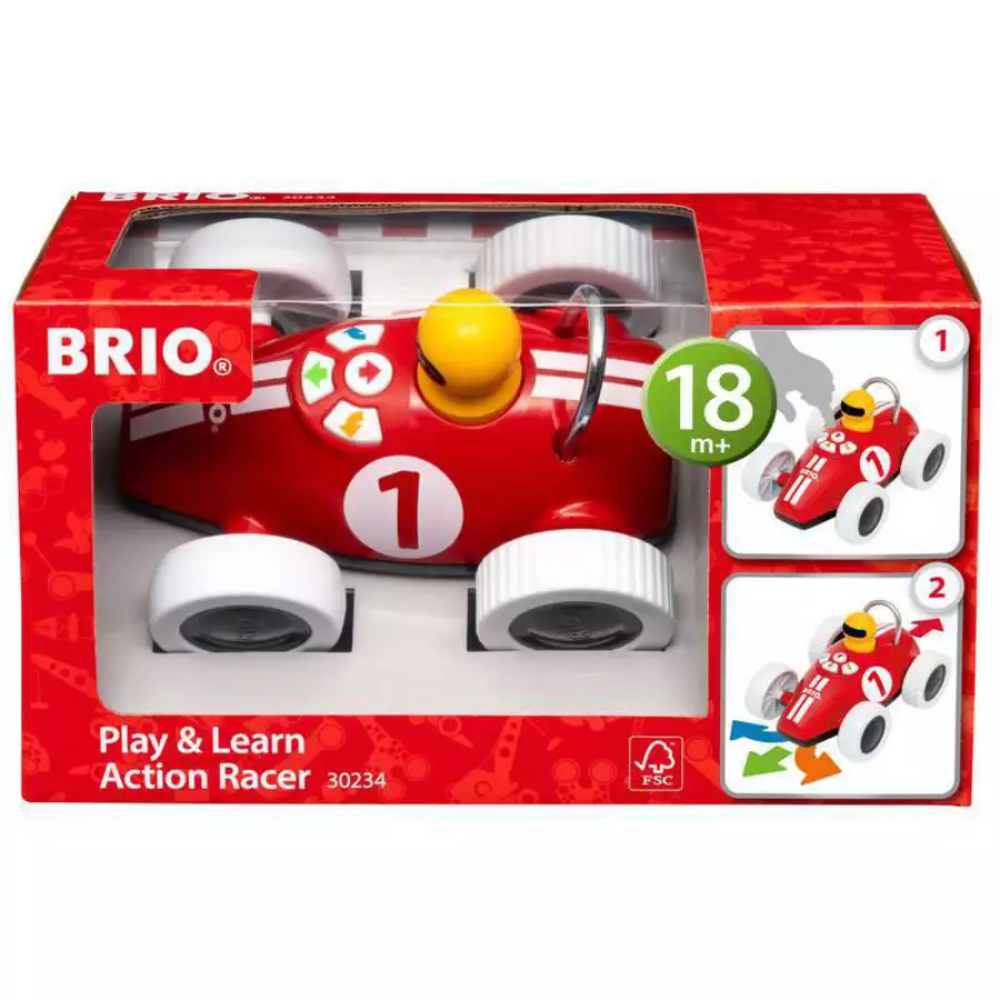 Brio BRIO Play & Learn Rennwagen bunt