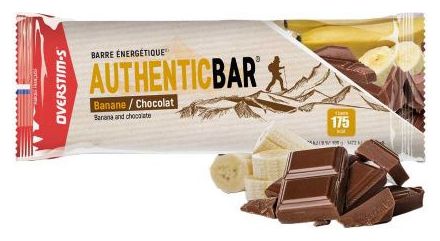 Barre énergétique Overstims Authentic Bar Chocolat/Banane - 50g