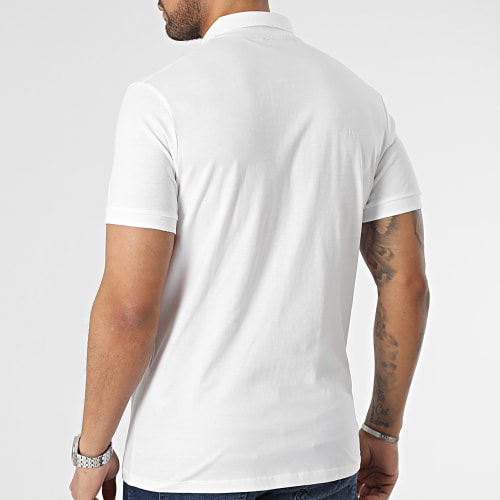 Lot De 2 Polos Manches Courtes Andy Blanc Bleu Marine