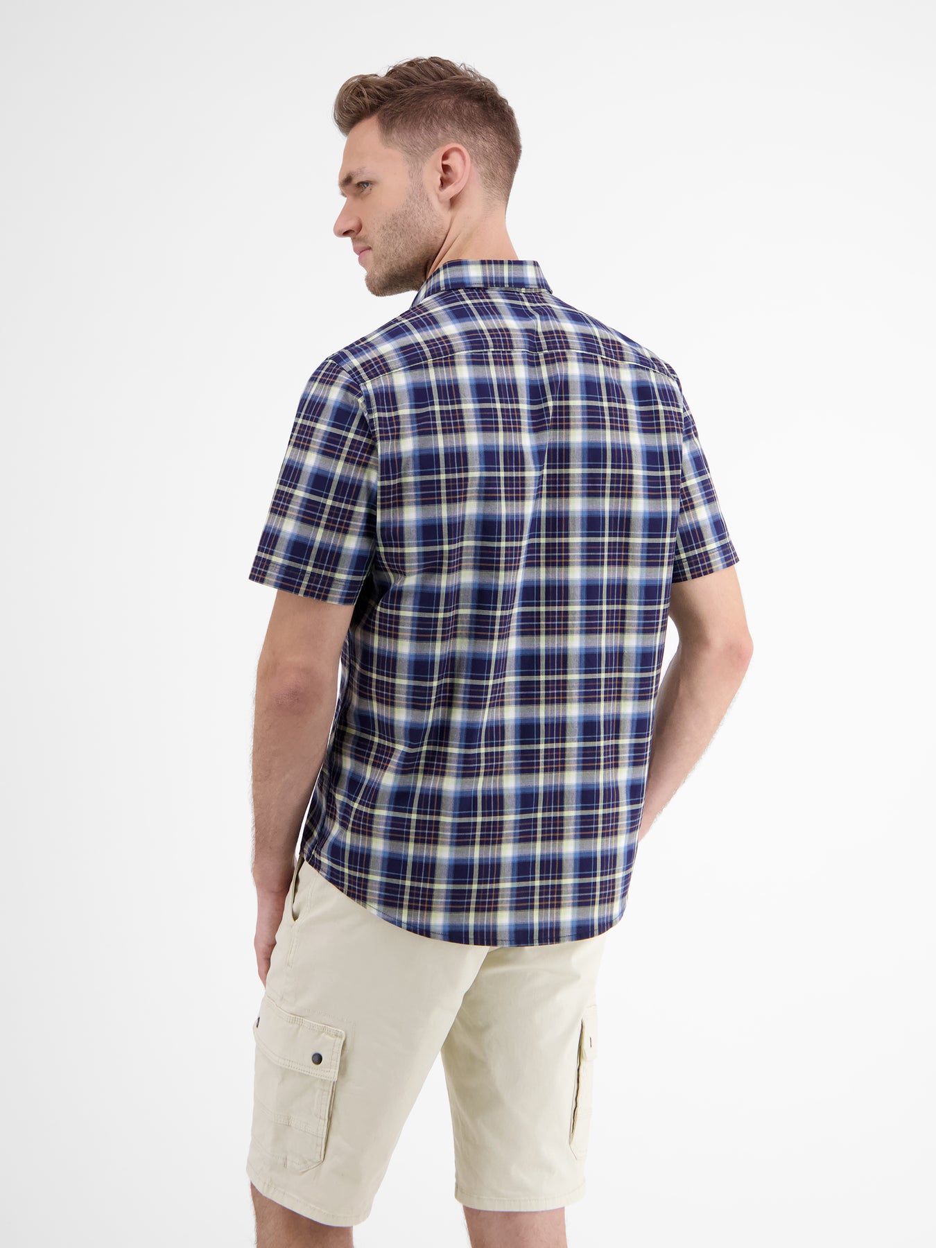 Halbarmhemd *Poplin Check*