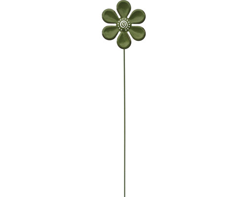 Decoratieve staaf Lafiora bloem H 115 cm metaal groen