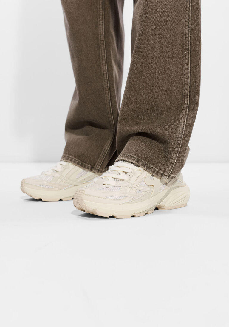 creme represent lage sneakers storm runner