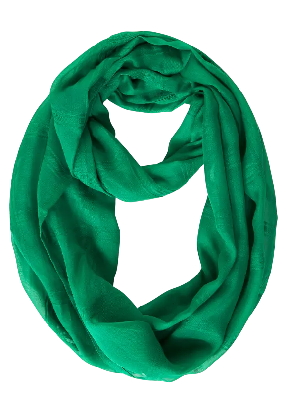 Loop mit Karo Muster - easy green