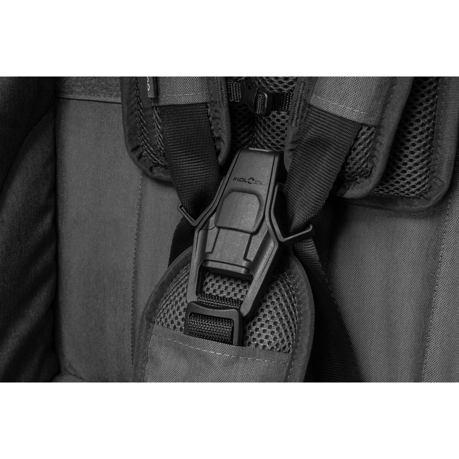Qeridoo® Kinderfahrradanhänger Kidgoo 2 FIDLOCK Edition orange