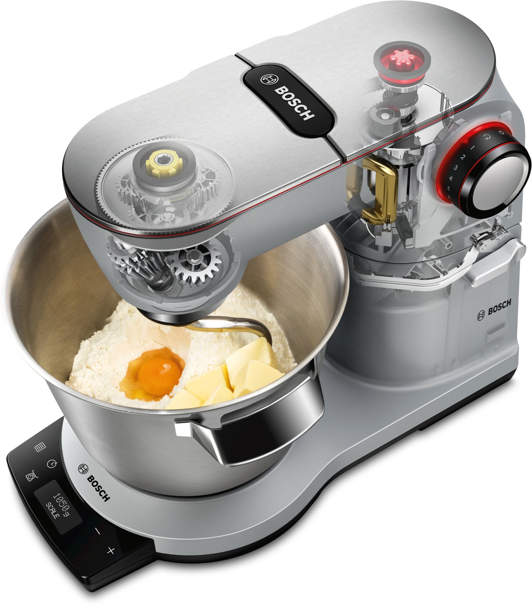 PRODUTO RECONDICIONADO # Processador de Alimentos OptiMUM Série 8 com Balança 1600 W Aço Inoxidável, Preto MUM9YX5S12B