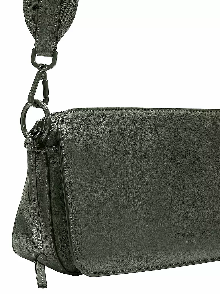LIEBESKIND BERLIN Ledertasche - Umhängetasche CLARICE Medium dunkelgrün