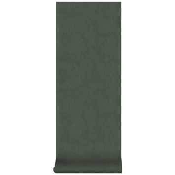 Le Noir & Blanc vliesbehang textiel uni donkergroen (dessin 113285)