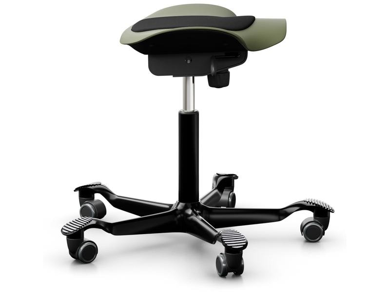 HÅG Bürostuhl Capisco Puls 8001 Moss Höhenverstellbarer, ergonomischer Sitz-Hocker