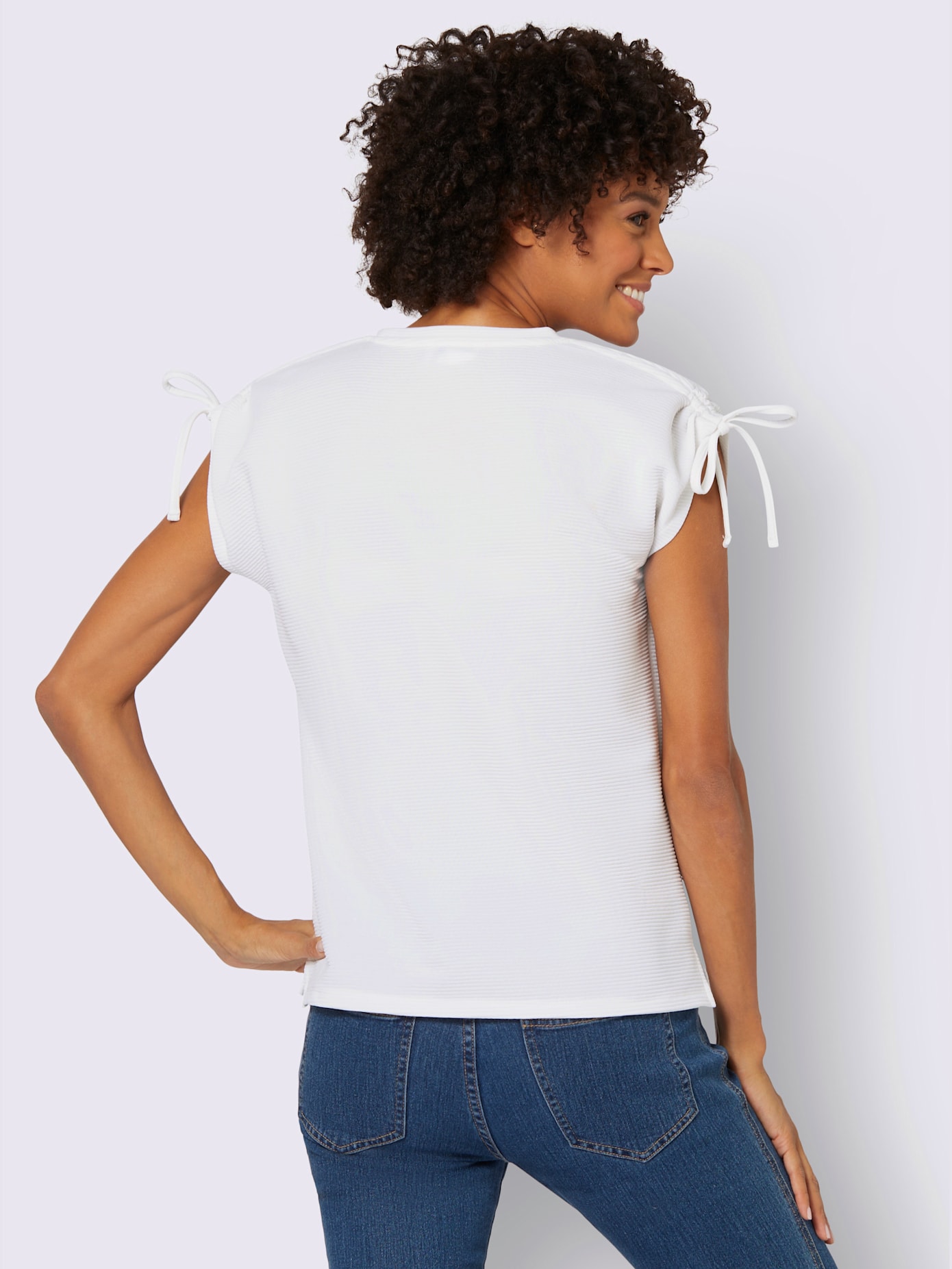 T-shirt tombé fluide
