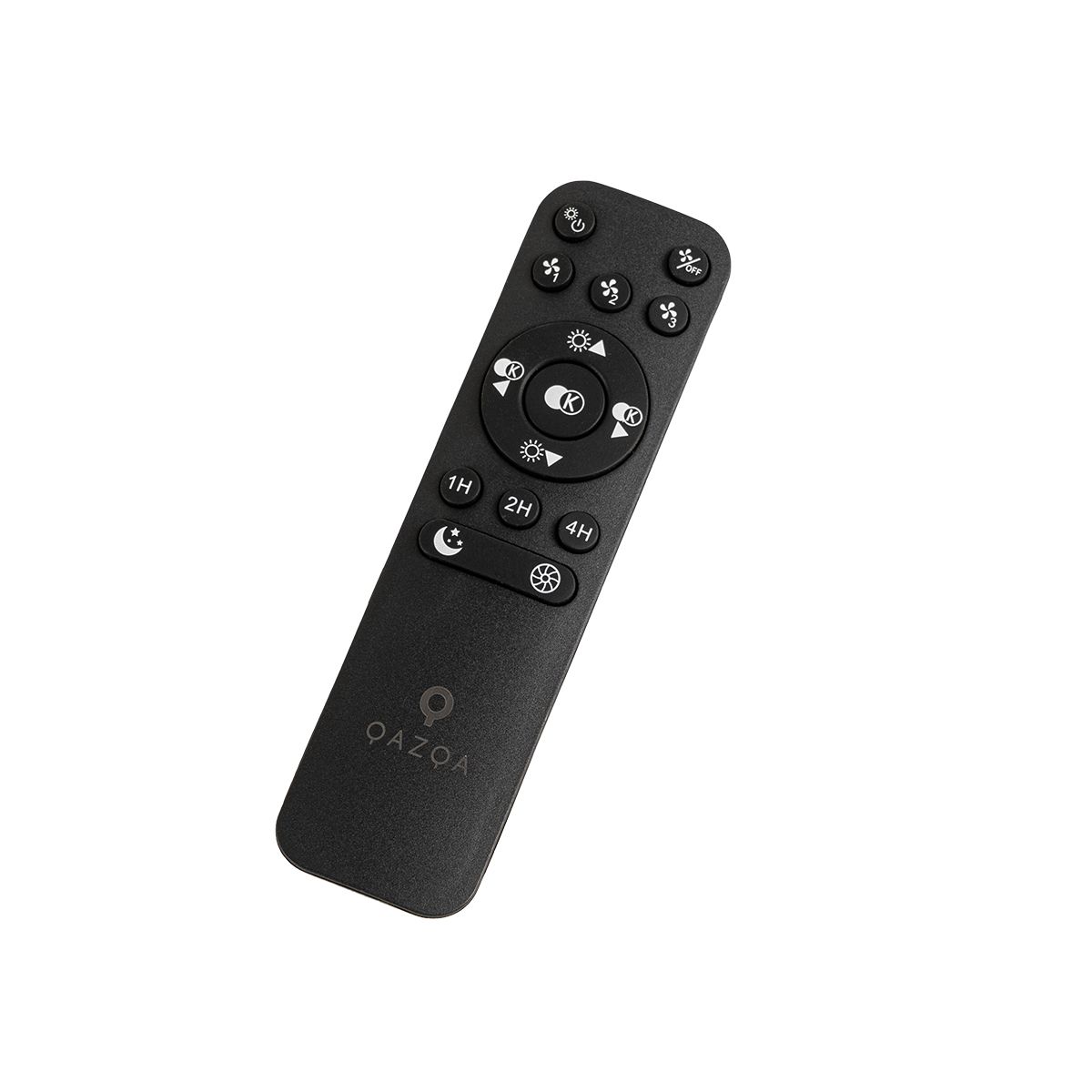 Smart plafondventilator vierkant zwart incl. LED dimbaar - Climo