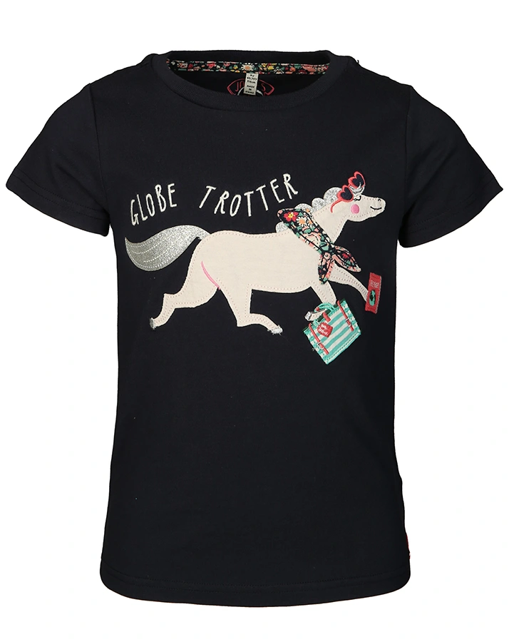 T-Shirt ASTRA HORSE in navy