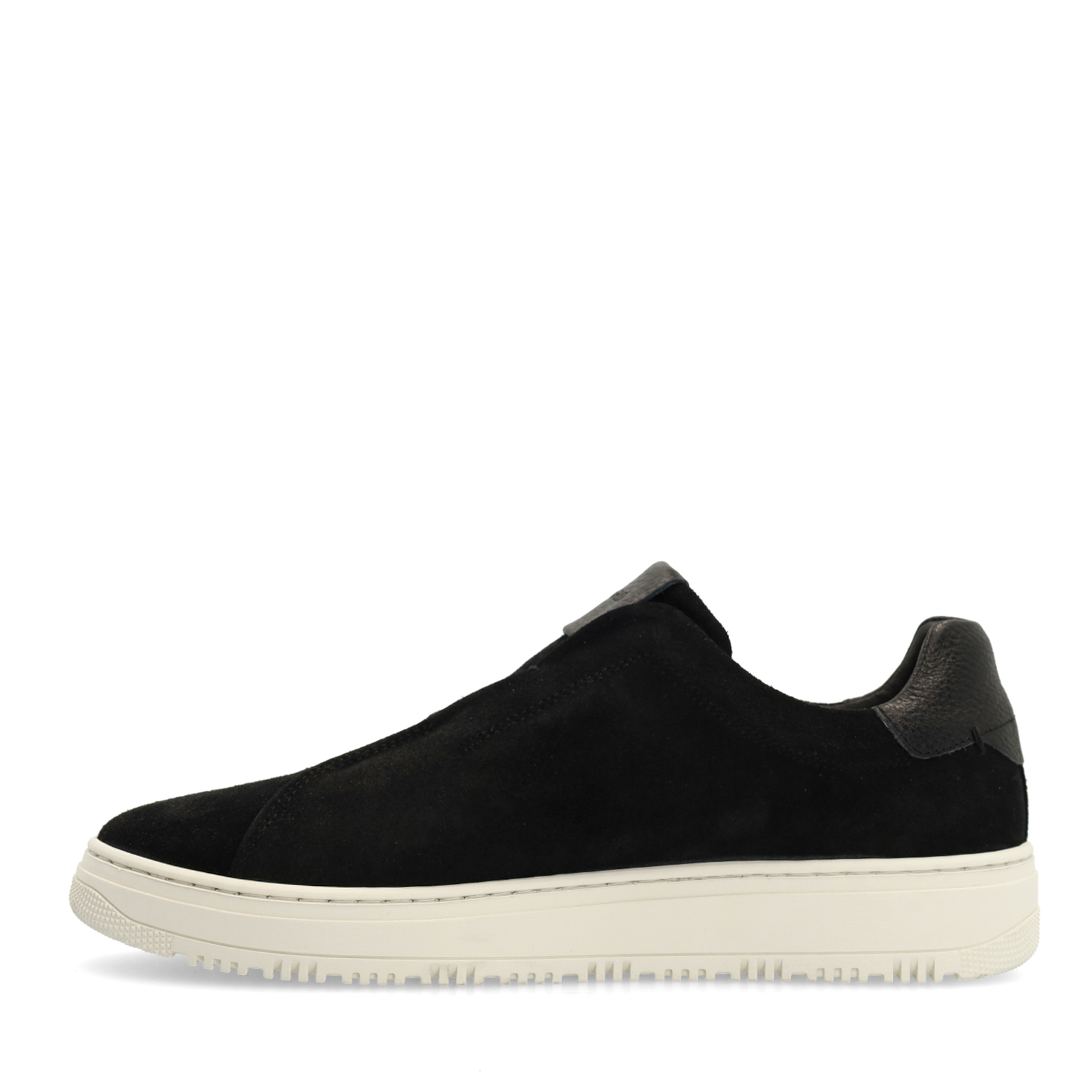 Zwarte suède sneakers