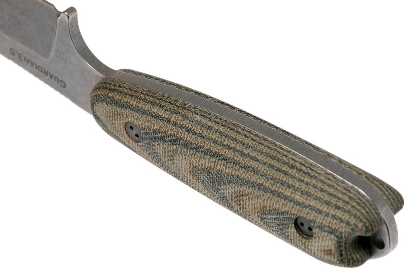 Bradford Guardian 3.5, 3D Camo Micarta Guardian 3.5 M390, Sabre Stonewashed 35S-109
