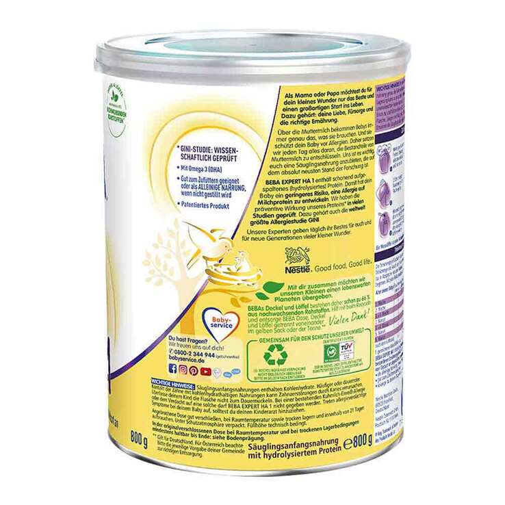 Nestle Beba Expert HA 1 Pulver, 800 g