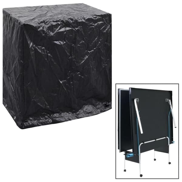 vidaXL Hagemøbeltrekk til bordtennisbord 2 stk 8 maljer 160x55x182 cm
