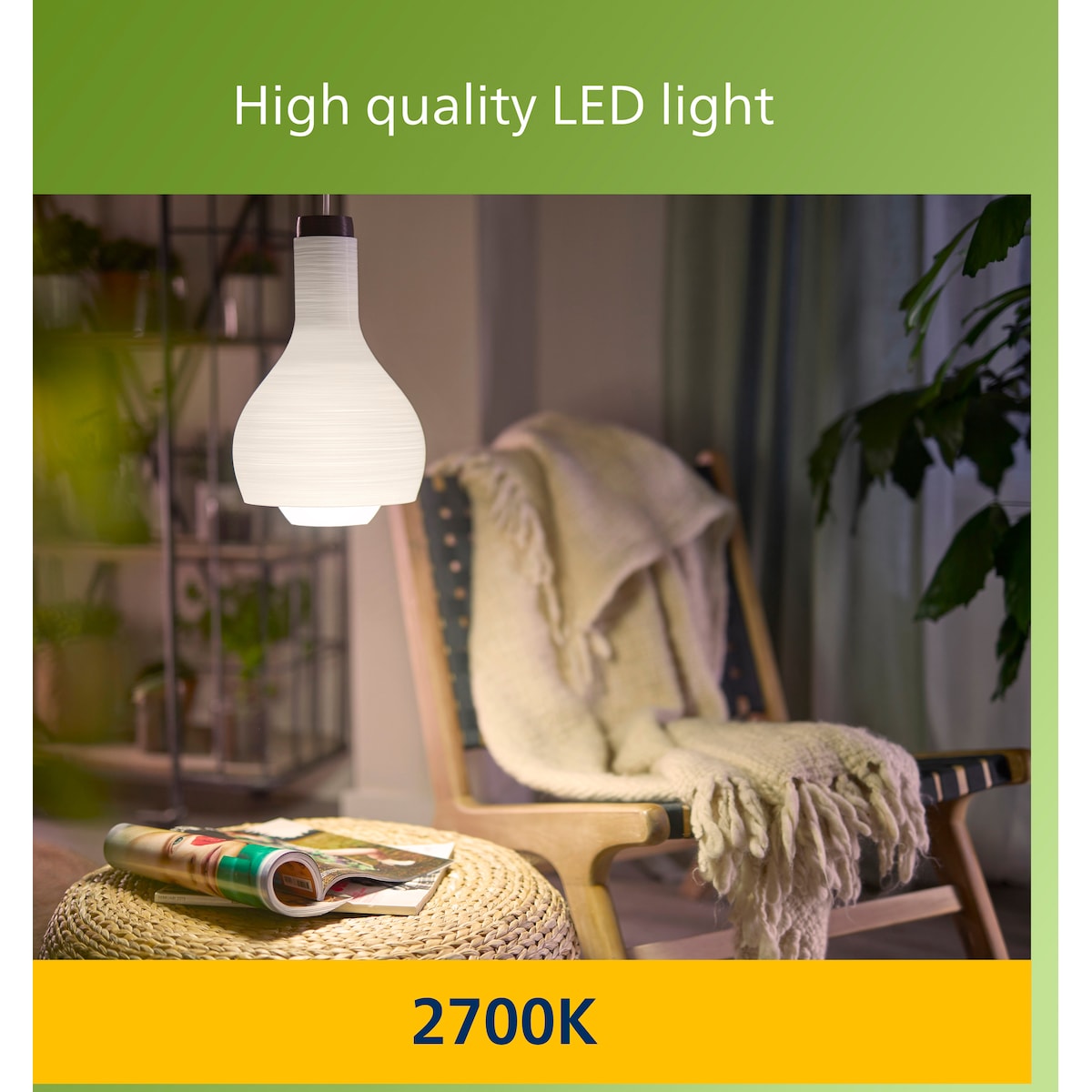 Philips Classic LED-pære 7,3 W A60 E27