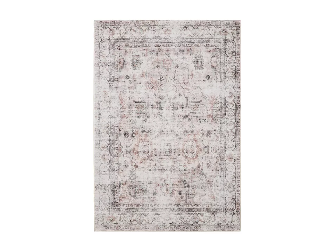Tapis lavable George Crème/Taupe 140x200 cm