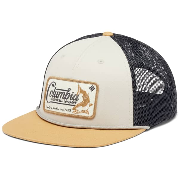 Casquette COLUMBIA FLAT BRIM SNAP DARK STONE, LIGHT CAMEL, SHARK, WEST FISH