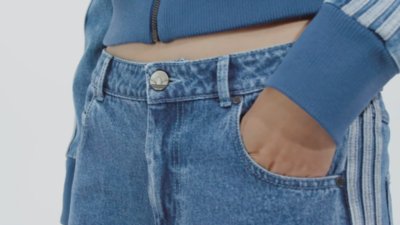 Jogging femme 3 bandes Denim Adicolor ADIDAS