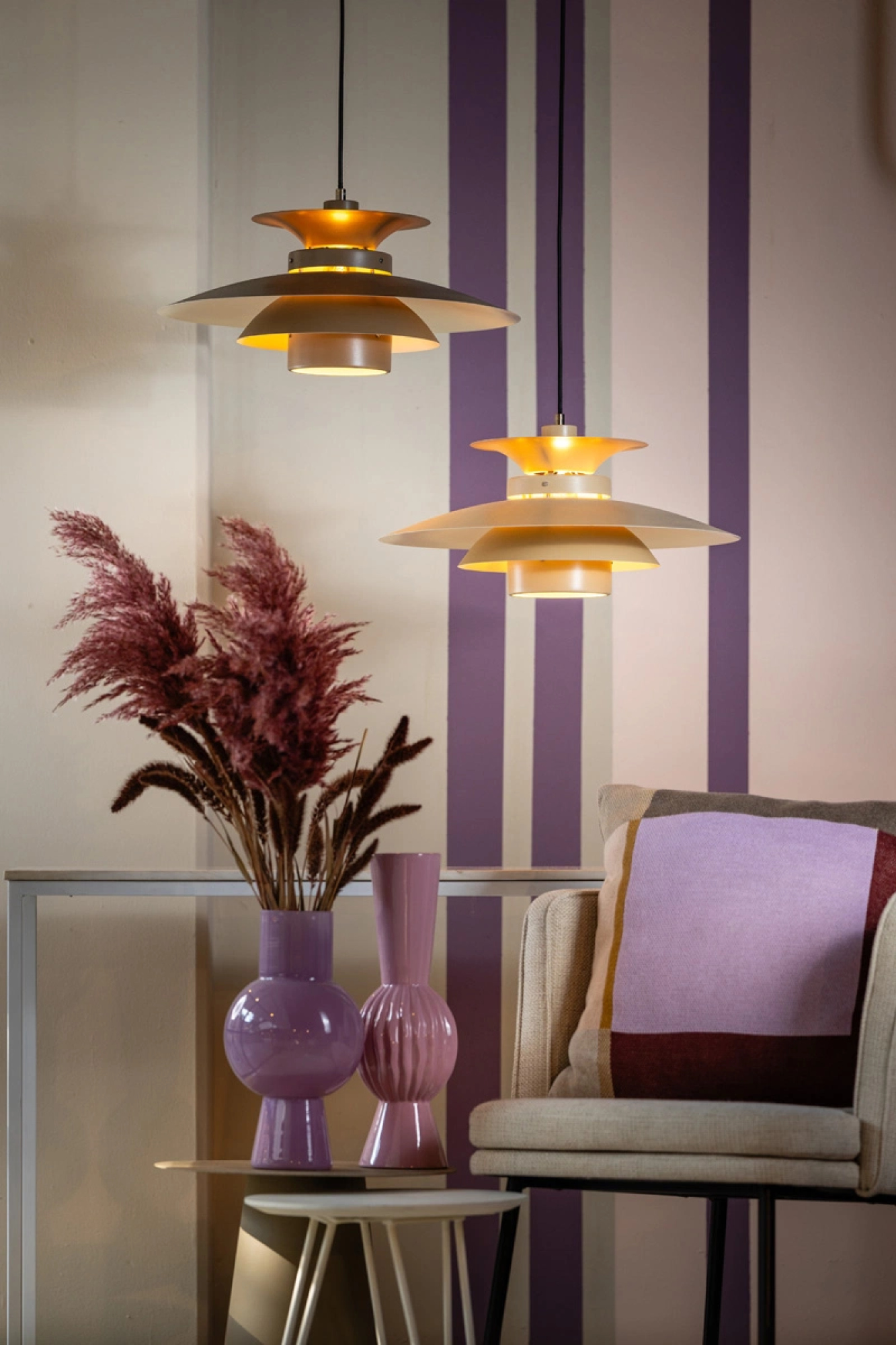 Hanglamp Patty beige Ø50 cm