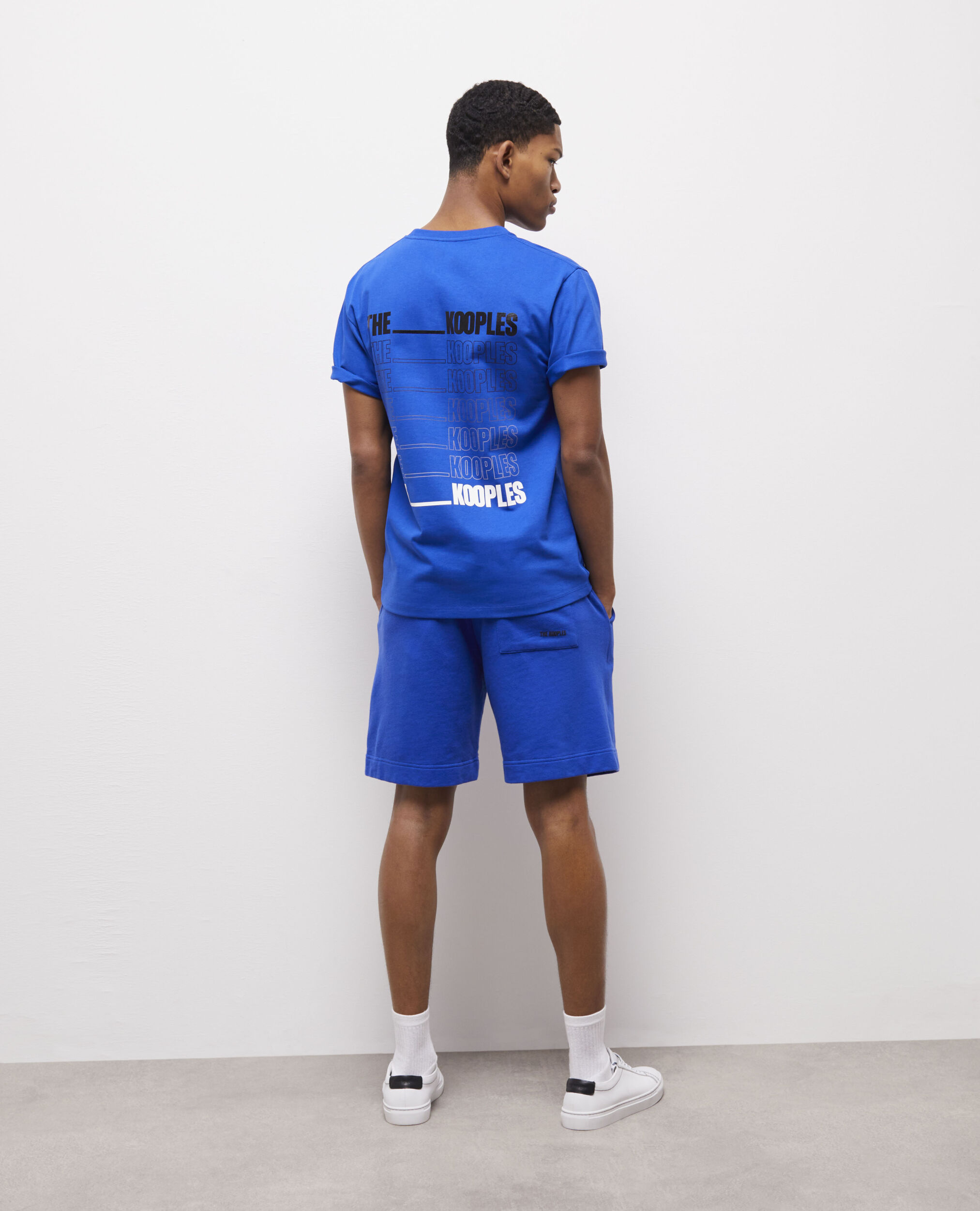 T-shirt logo The Kooples bleu