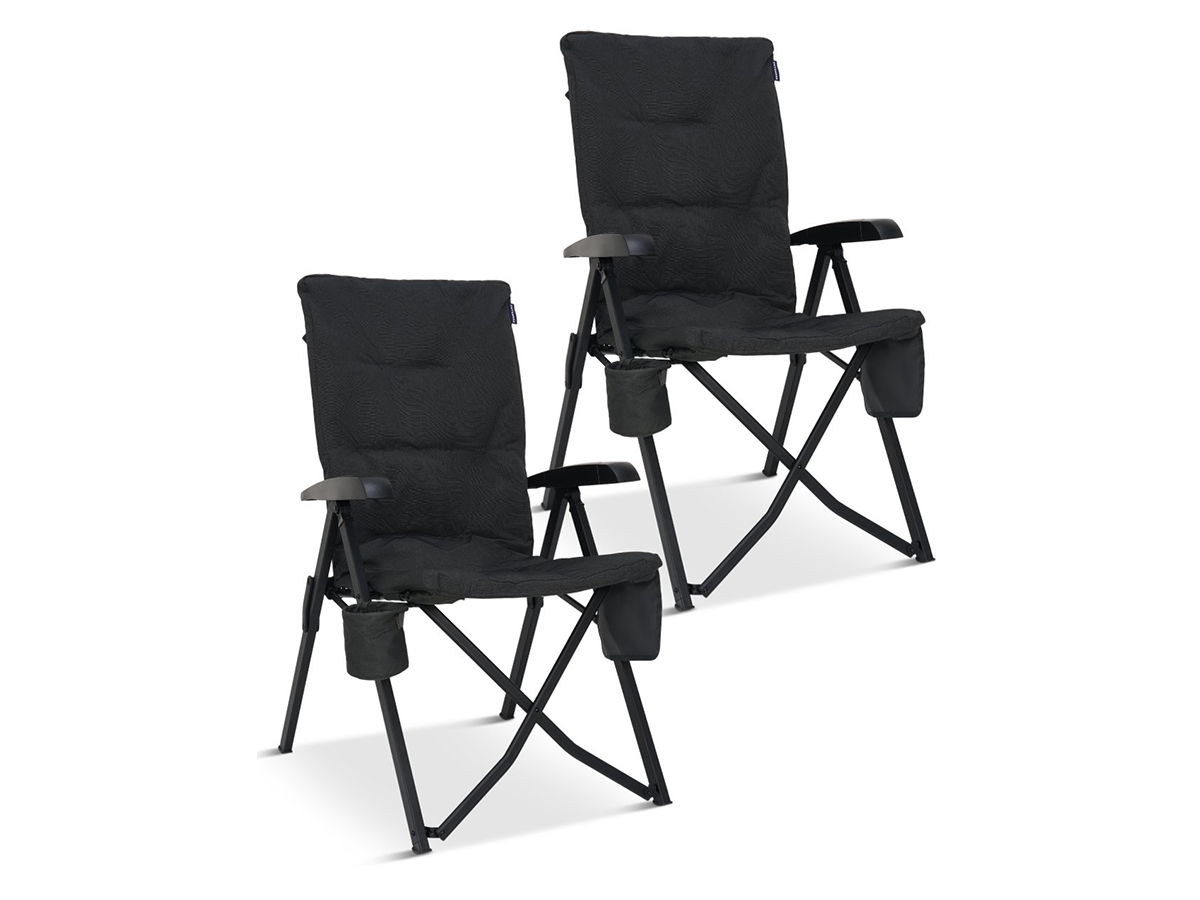 Trvlmore Luxe Plus Black vouwstoel - Black