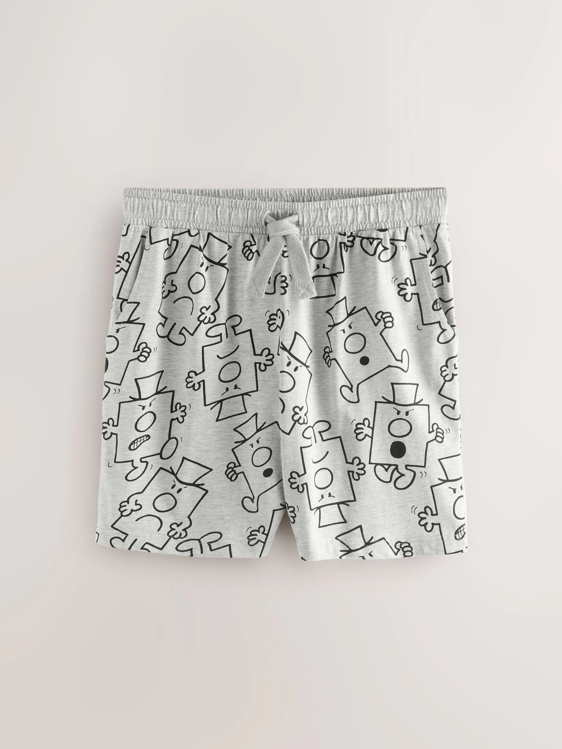 Blauw - License Mr Men Grumpy Pyjama's Set