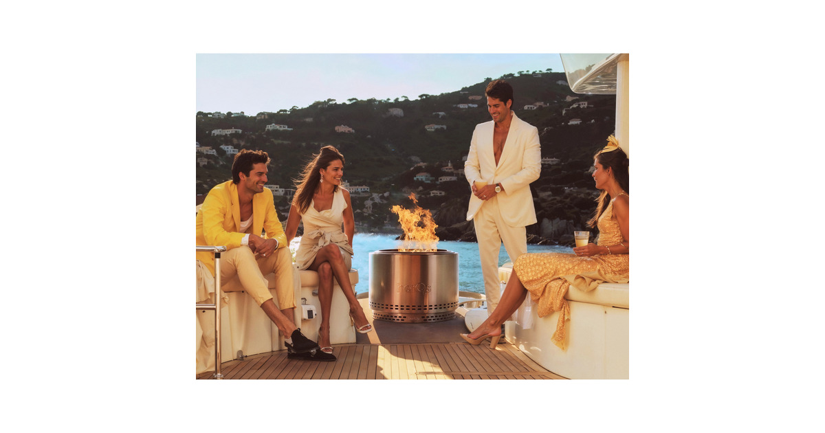 HerQsSmokeless FirePit Chief vuurkorf  (Roestvrij staal, voor 8-12 personen)