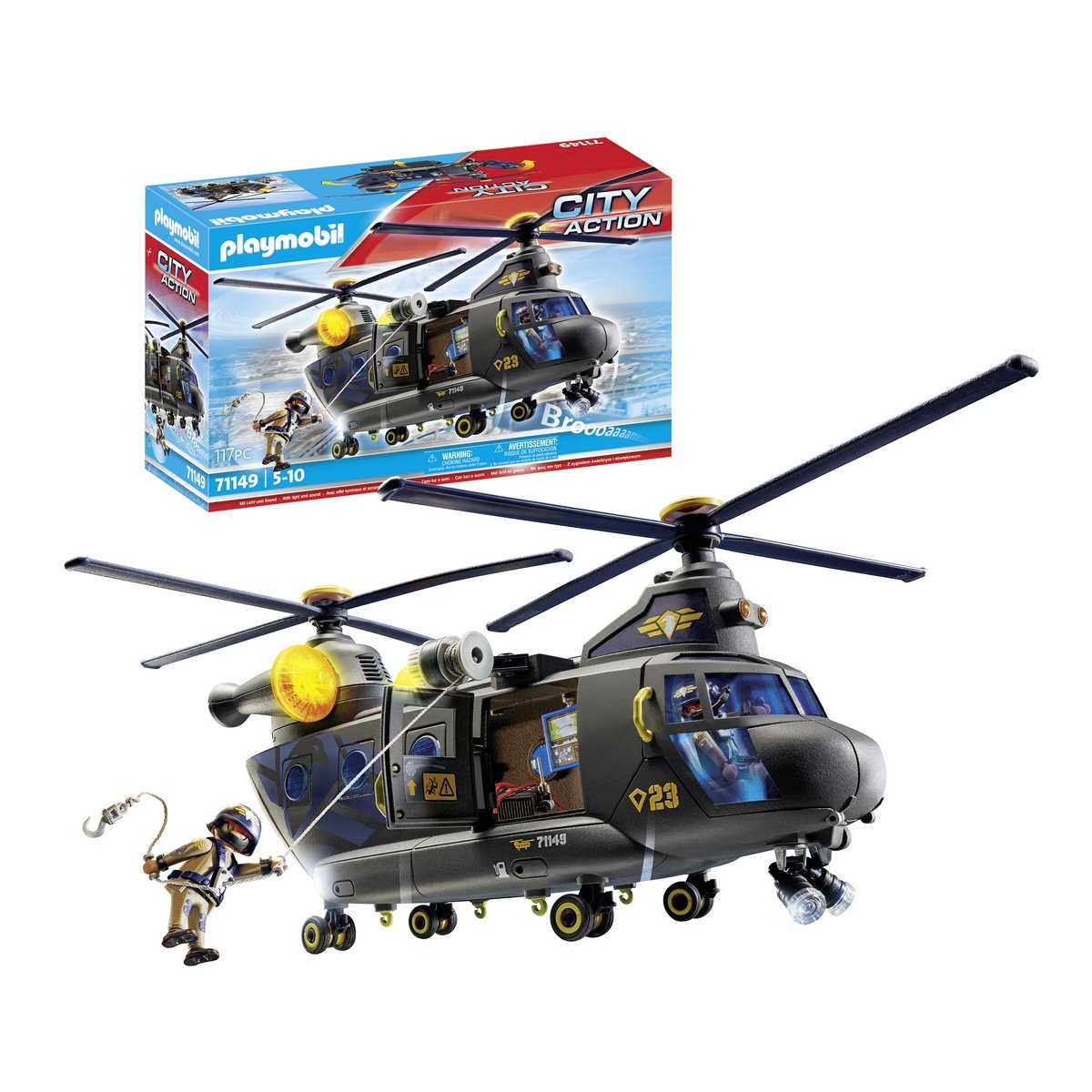 Hélicoptère des Forces spéciales Playmobil City Action 71149