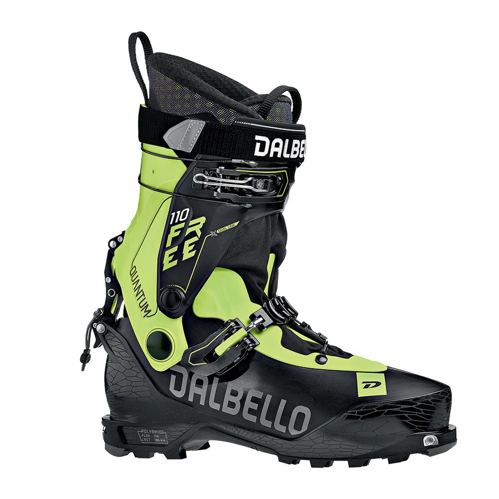 Dalbello QUANTUM FREE 110 - Chaussures ski randonné blk/acid yello