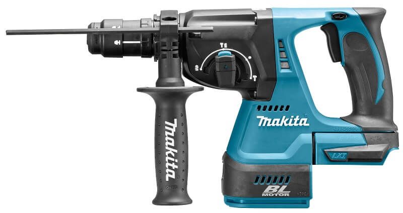 Makita DHR243ZJW Combihamer 18 Volt incl. DX07 ingebouwde afzuiging met Hepa filter in Mbox