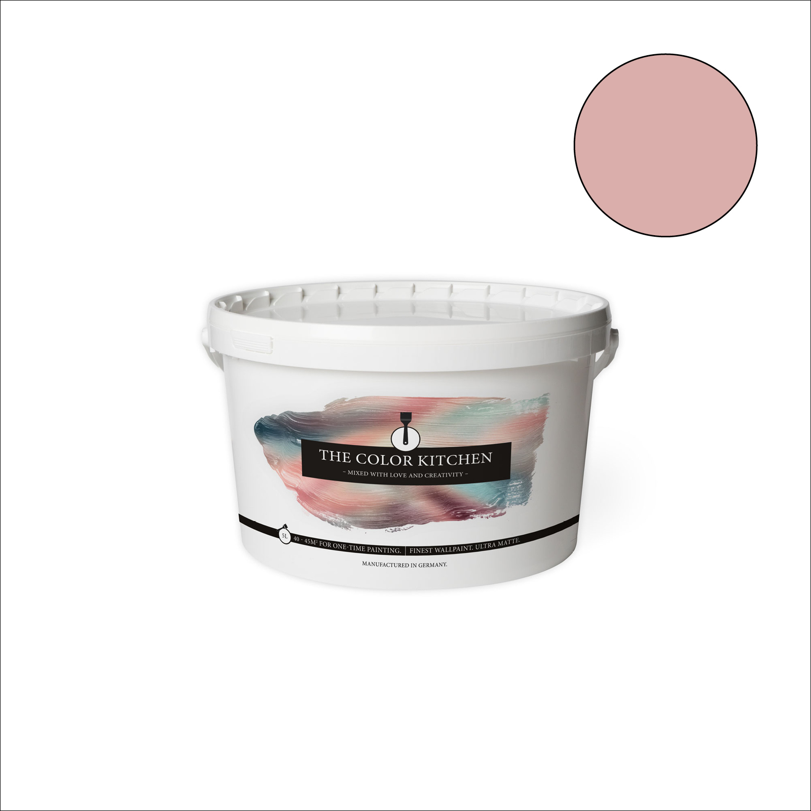 The Color Kitchen Wandfarbe Guava Juice - rosa matt - 5 Liter