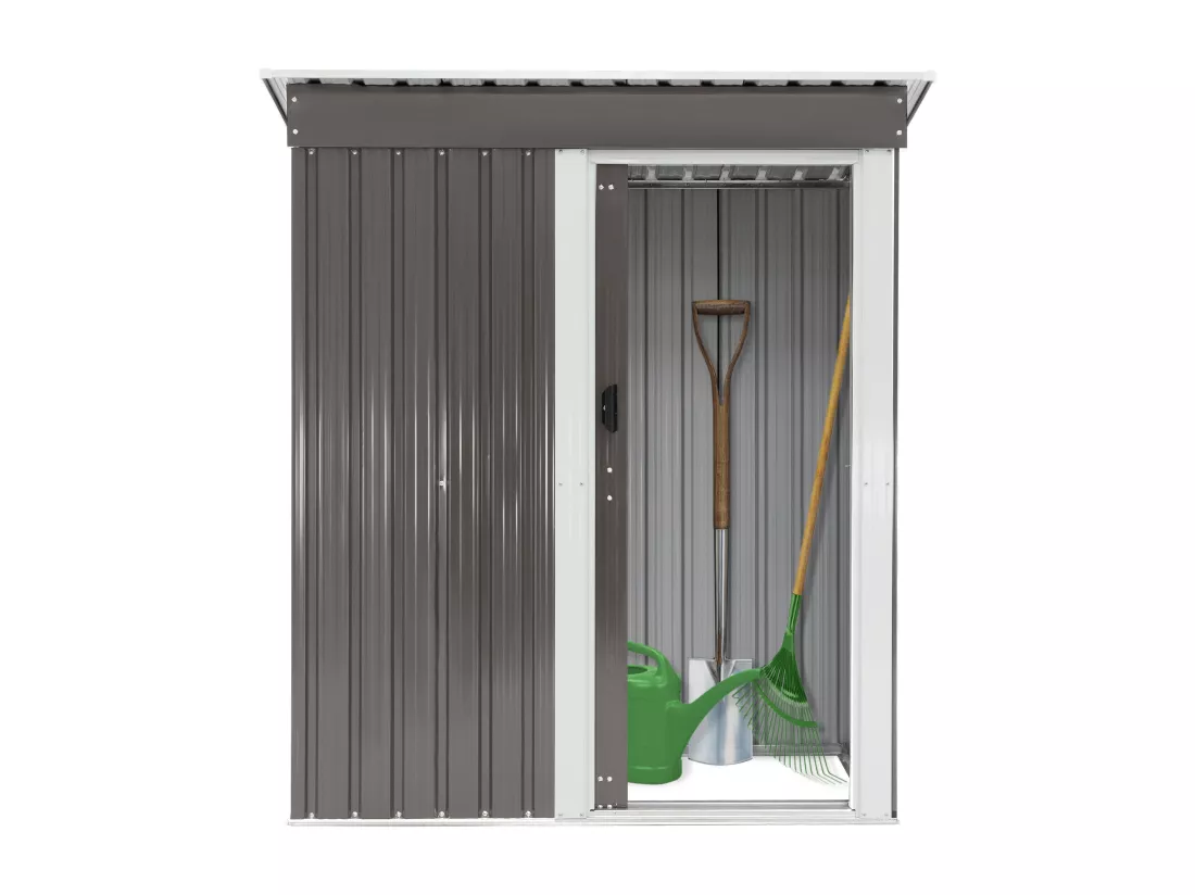 Abri de jardin remise de rangement outils vélos cabane stockage toit en appentis