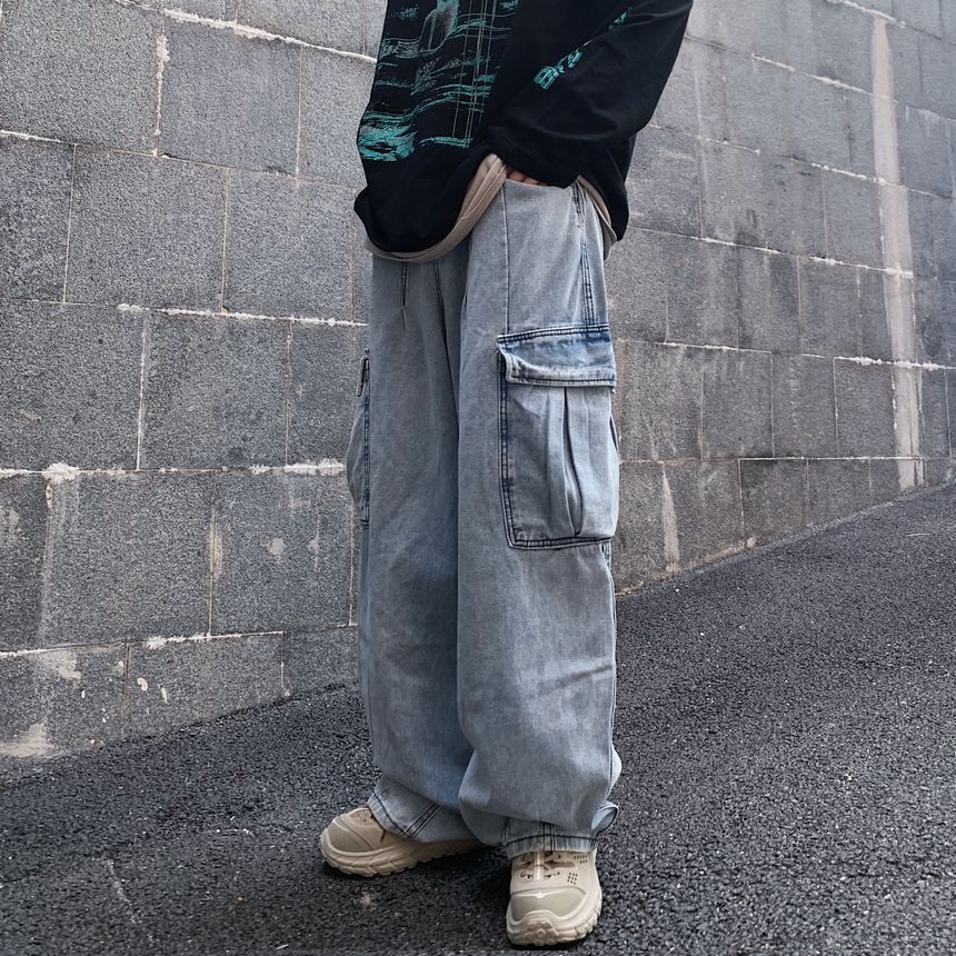 2DAWGS - Matching Cargo Jeans met Wijde Pijpen