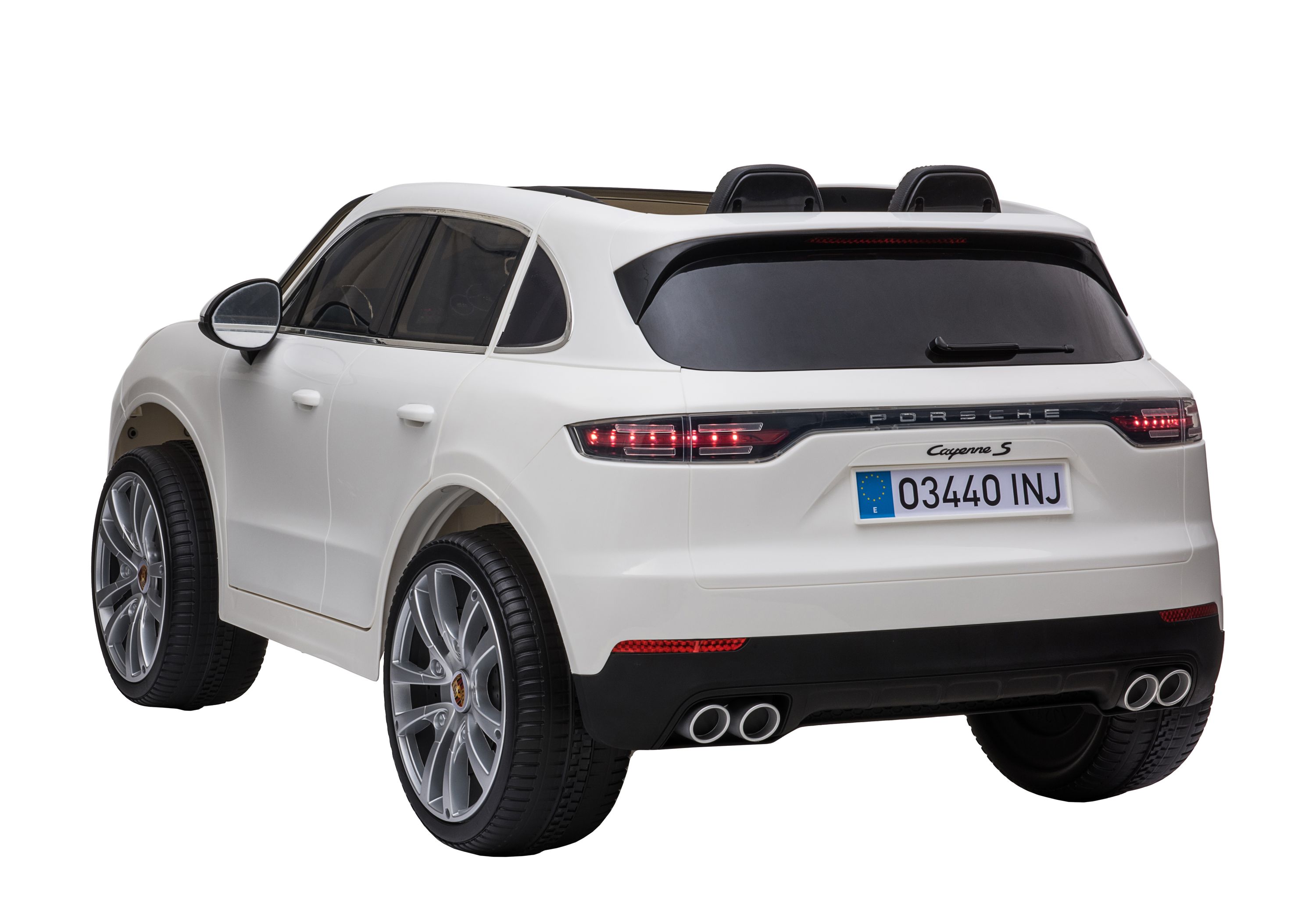 Elektroauto Kinder Porsche Cayenne weiss